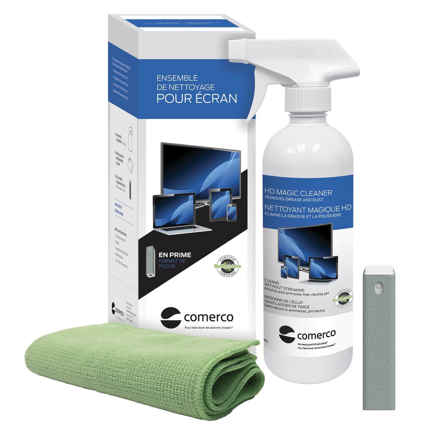 Screen Cleaning Kit  500 mL - Bonus: Cleaning Stick 15 mL